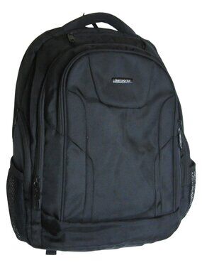 Samsonite Black Laptop Backpack Padded Straps Side Pockets Travel Work School